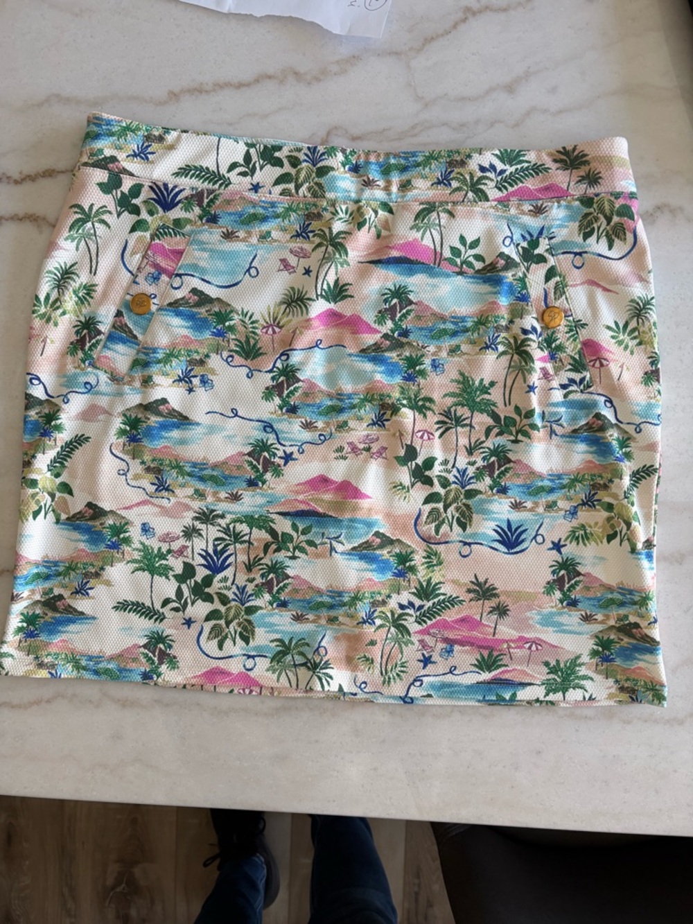 Tropical Print Skort by Stila Parker L